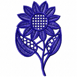 Flowers Embroidery Design 1